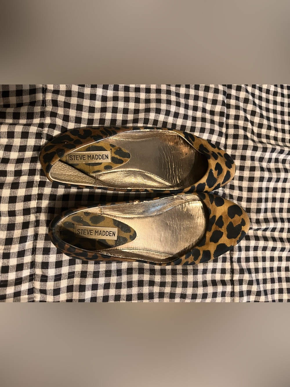 Well loved woman’s slippers